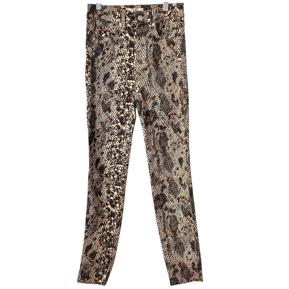 We The Free Free People Two Faced Snakeskin Pants Women's Size 25 - Picture 6 of 8